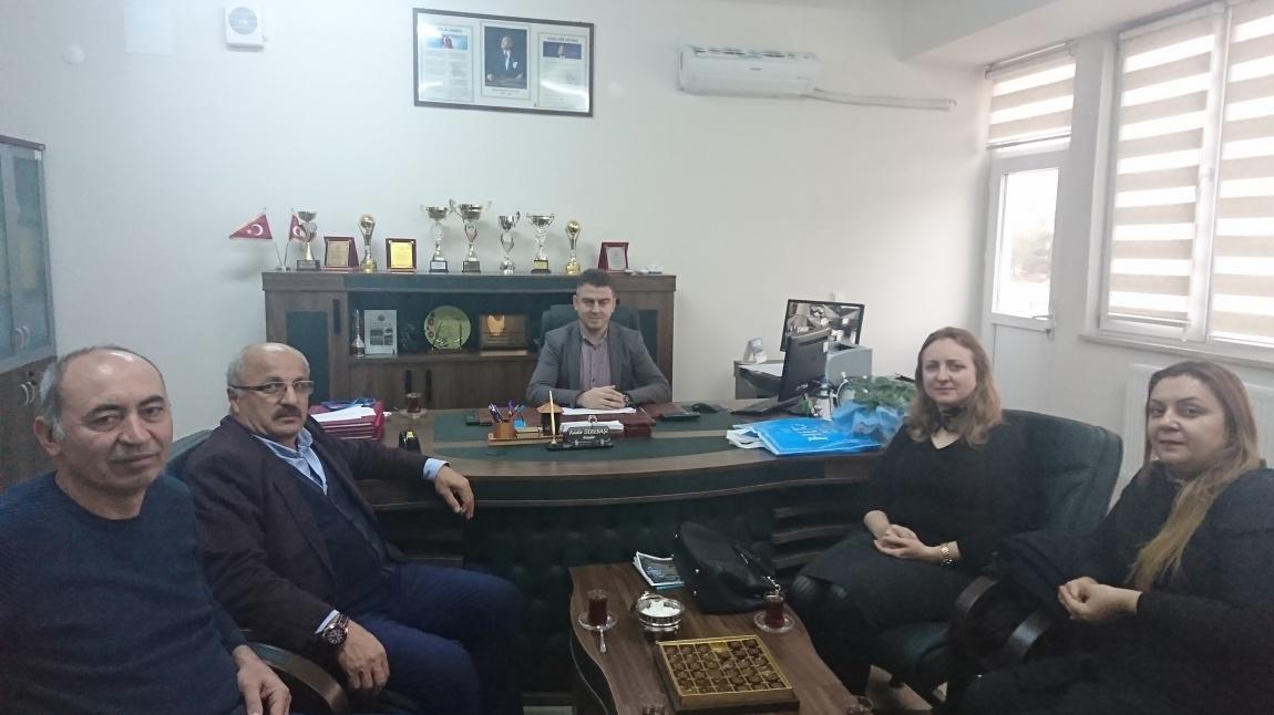 Taşova Devlet Hastanesi yönetiminden okul müdürümüze hayırlı olsun ziyareti 